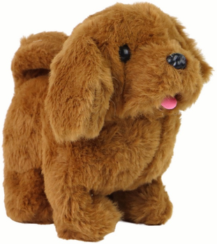 Собака LEAN Toys рухається та гавкає Коричневий 14983 (5905515354622)