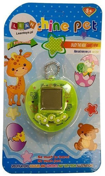 Електронна гра LEAN Toys Тамагочі з коротким ланцюжком Зелений 4006 (5907625580007)