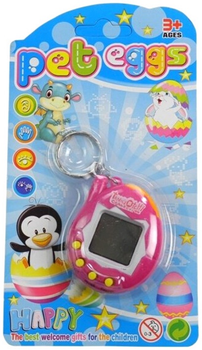 Електронна гра LEAN Toys Тамагочі – звірятко Рожевий 12681 (5905214977191)