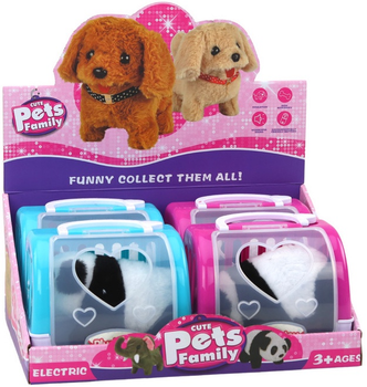 Панда LEAN Toys у переносці Рожева-Синя 17613 (5905991004622)