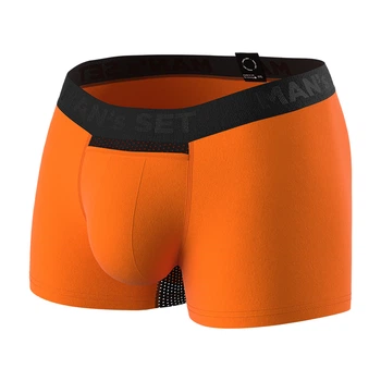 Чоловічі анатомічні боксери Anatomic Classic w/fly Light Plus, Black Series, помаранчевий 7XL CLPS110-21