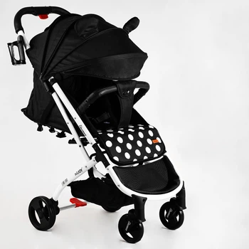 Коляска прогулянкова дитяча JOY Elegans 30 кг Black and white 118553