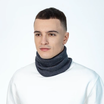 Бафф мужской LuckyLOOK 17х20 см Серый Edison 573-918