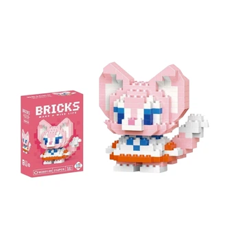 Конструктор OEM Bricks 3D Lina Bell Duffy and Friends 6.5 см 214 деталь Різнокольоровий (W2601-06)