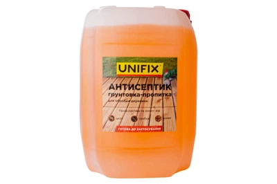 Антисептик грунтовка-просочення для обробки деревини Unifix 10 кг (951130)