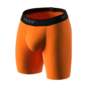 Боксери чоловічі анатомічні MAN SET Anatomic Long w/skew fly Plus Black Series 8XL Помаранчевий