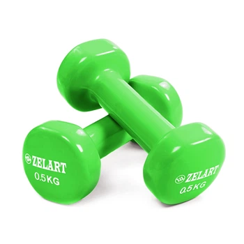 Гантелі для фітнесу Zelart Beauty TA-5225-0,5 0,5 кг Салатовий