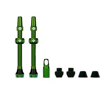 Вентилі для безкамерних колес Muc-Off Tubeless V2 44 mm пара Зелений (1081-MC.20422)