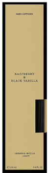 Dyfuzor zapachowy Cereria Molla Premium Reed Raspberry & Black Vanilla + patyczki 100 ml (8424405013137)
