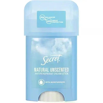 Кремовий дезодорант-антиперспірант "Натурель" Secret Antiperspirant Cream Stick Natural 40ml