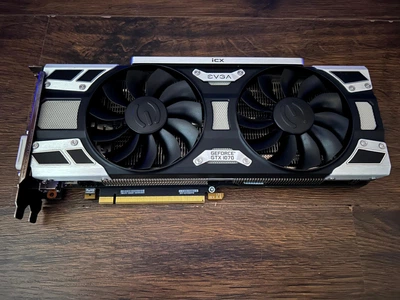 Видеокарта GTX 1070 8GB EVGA GDDR5 (08G-P4-6573-KR) Б/У