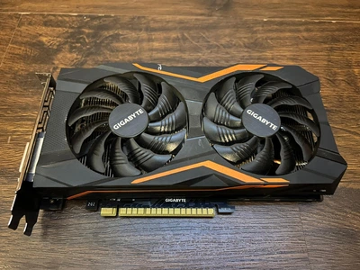 Видеокарта GTX 1050Ti 4GB Gigabyte G1 Gaming GDDR5 (GV-N105TG1 GAMING-4GD) Б/У