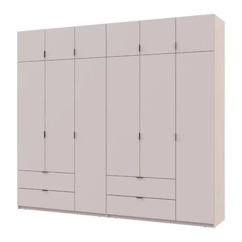 Шафа для одягу Doros Лукас Кашемір 3+3 ДСП 270х50х240 DRS-011715 (42005116)