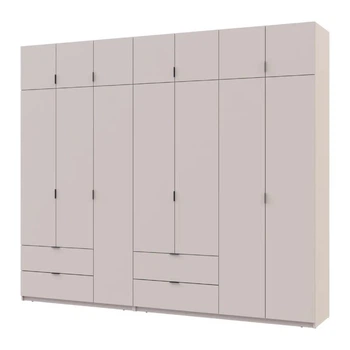 Шафа для одягу Doros Лукас Кашемір 3+4 ДСП 280х50х240 DRS-011716 (42005120)