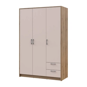 Шкаф для одежды Doros Ронди Дуб Артизан/Кашемир 3ДСП 121х52х195 DRS-011661 (80737815)