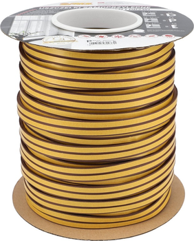 Ущільнювач для вікон та дверей Stomil Sanok EPDM тип P 100 м Коричневий (5901729798023)