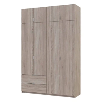 Шкаф для одежды Doros Лукас Дуб Сонома 160х50х240 DRS-011619 (80737730)