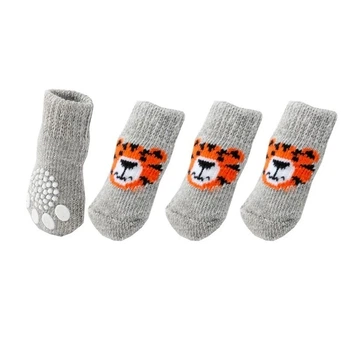 Носки для котов Pet Style "Тигр" Серые 4