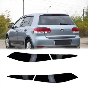 Реснички на стопы Volkswagen Golf 6 MK6 VW 2008-2013 брови накладки фар