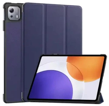 Чехол Crazy Horse на Xiaomi Pad 7S Pro (12.5") / чехол для планшета с функцией подставки / синий