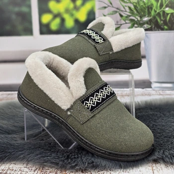 Тапочки-чуні жіночі закриті Dago Style сірі утеплені 41р (26 см) 8051