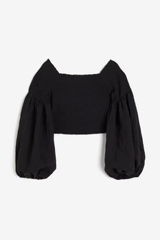 Блуза H&M XL чорний 6081184763