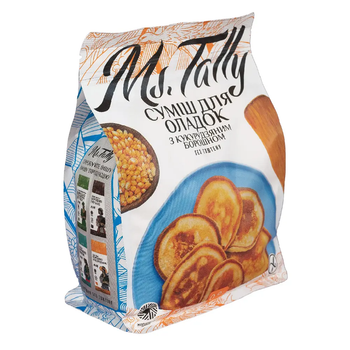 Cумiш для оладок з кукурудзяним борошном без глютену Ms. Tally 900 г