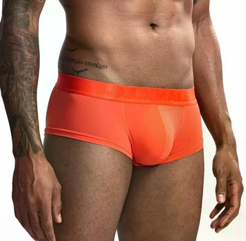 Чоловічі труси-боксери прозорі Jockmail PC466/03 M/L Помаранчеві