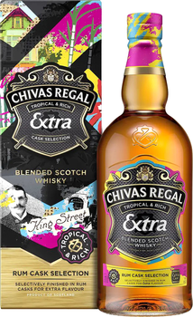 Виски Chivas Regal Extra Rum Cask 13 лет выдержки 0.7 л 40% в подарочной упаковке (5000299626153)