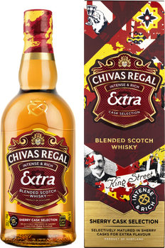 Виски Chivas Regal Extra Sherry Cask 13 лет выдержки 0.7 л 40% в подарочной упаковке (5000299611104SK)