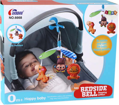 Karuzela do łóżeczka LEAN Toys Zwierzątka 16238 (5905679077719)