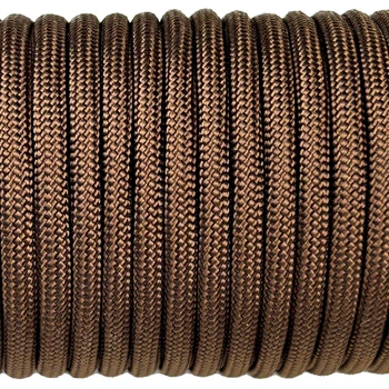 Шнур-паракорд (Paracord Type III 550 - 4 мм) Simple Brown 184p 10 м.