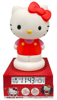 Lampka nocna Kids Euroswan Hello Kitty z budzikiem 3D (8435507891578)