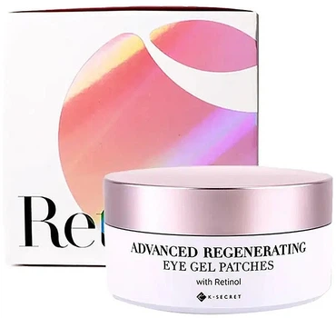Патчи под глаза K-Secret Advanced Regenerating Eye Gel Patches Retinol против морщин с ретинолом 60 шт (8809695240195)