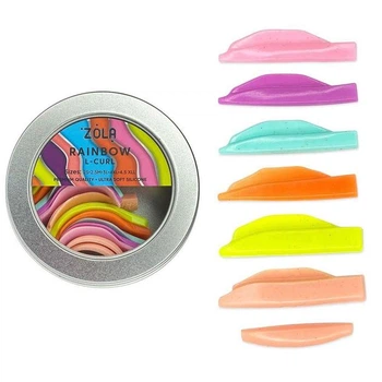Валики для ламинирования ZOLA Rainbow L-Curl (2S,2.5M,3L,4XL,4.5XLL), 5 пар
