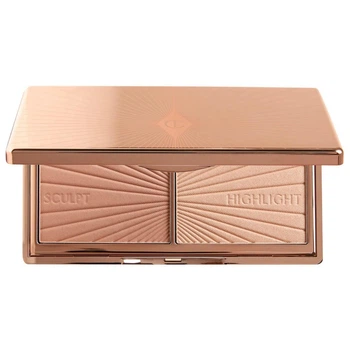 Контурная палетка мини Charlotte Tilbury Mini Filmstar Bronze & Glow Contour Duo, LIGHT TO MEDIUM, 3,5*2 g, 7g