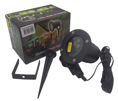 Лазерне встановлення вулична RD-8002 RGB (3 кольори) XL-719RGB