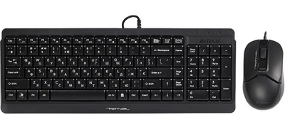 Комплект A4Tech F1512 Black USB