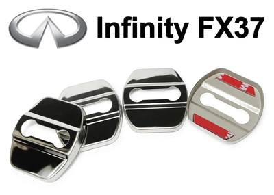 Накладка (заглушка) замка дверей Infinity FX37 (4 двери) Хром