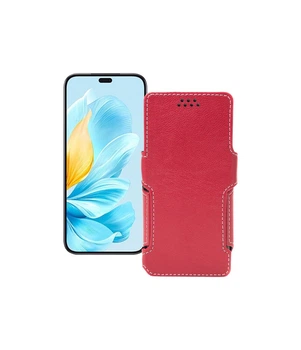 Чохол-книжка з екошкіри для телефону Honor 200 Lite 5G Червоний