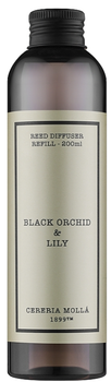 Zapas do dyfuzora Cereria Molla Black Orchid & Lily 200 ml (8424405013533)
