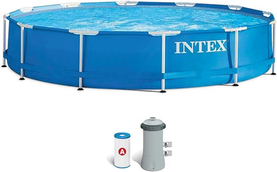 Basen stelażowy Intex 28212 z pompą filtrującą 6.503 l 366 x 76 cm (6941057400662)