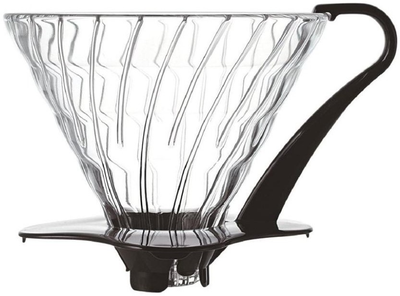 Dripper Hario Drip V60-03 szklany Czarny (4977642730151)