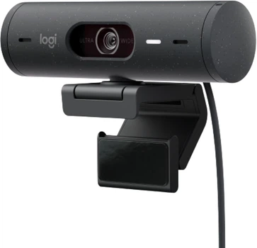 Веб-камера Logitech Brio 500 Graphite (960-001422) Чорний