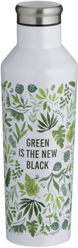 Butelka termiczna Typhoon Green New Black stalowa 500 ml (5010853264707)