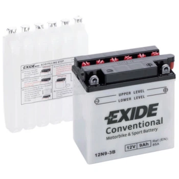 Автомобільний акумулятор EXIDE CONVENTIONAL 9Ah Єв (-/+) (85EN) (12N9-3B)