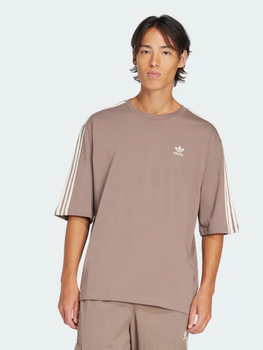 Футболка хлопковая длинная мужская Adidas Originals JP1058 M Светлый какао (4067901397765)