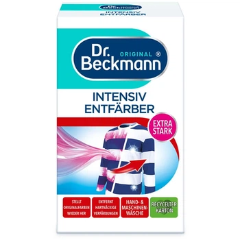 Пятновыводитель для восстановления первичного цвета тканей Dr. Beckmann 3 в 1 для одежды и текстиля, 200 г