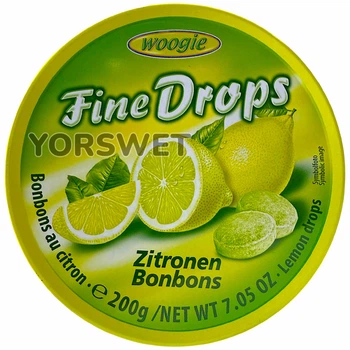 Льодяники Woogie Fine Drops Lemon лимон 200 г (0657)