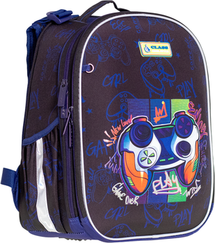 Рюкзак Class SchoolCase Mini Game 2 отделения 35х27х16 см Синий (8591662250602)